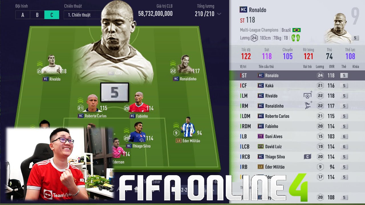 FIFA ONLINE 4: 50B Cùng Brazil MAX PING &  Đi Chợ BUILD TEAM Xuất Sắc Nhất by ILF | 14-12-2021