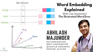 Word embedding explained | Jay Alammar's "The Illustrated Word2vec" by Abhilash | NLP | Word Vectors