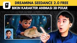 🔥TANPA VPN! DREAMINA SEEDANCE 2.0 GRATIS BISA BUAT KARAKTER ANIMASI 3D KITA SENDIRI (1X PROMPT)