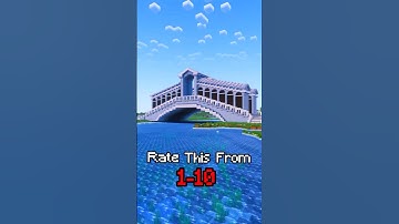 Rialto Bridge Minecraft Timelapse ⛪ #minecraft