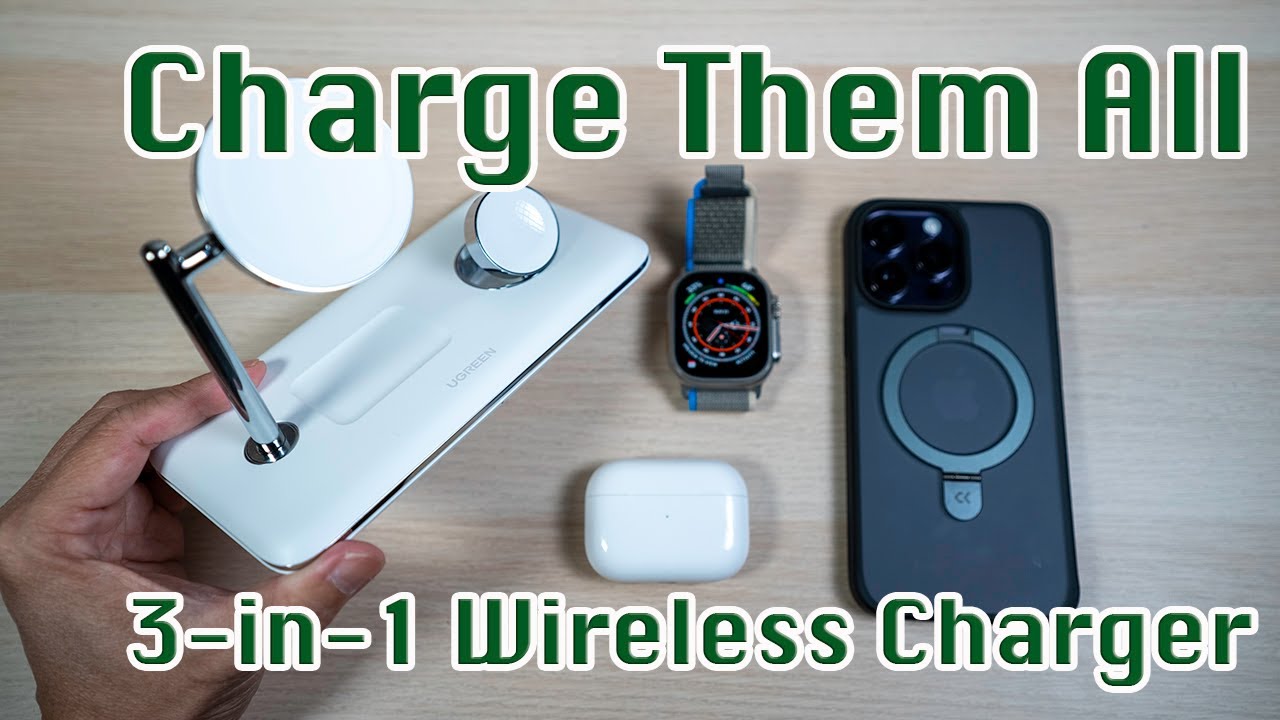 UGreen 3-in-1 MagSafe Wireless Charging Station