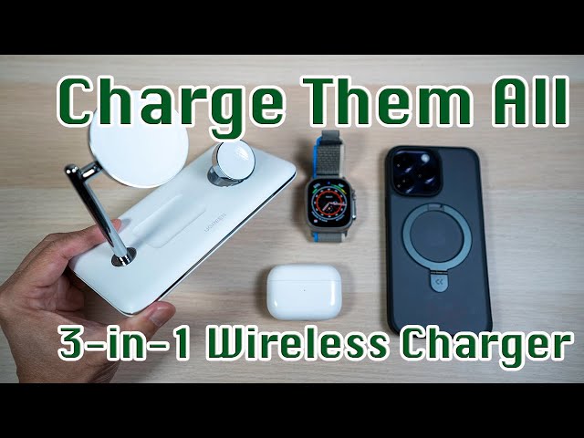 UGreen 3-in-1 MagSafe Wireless Charging Station