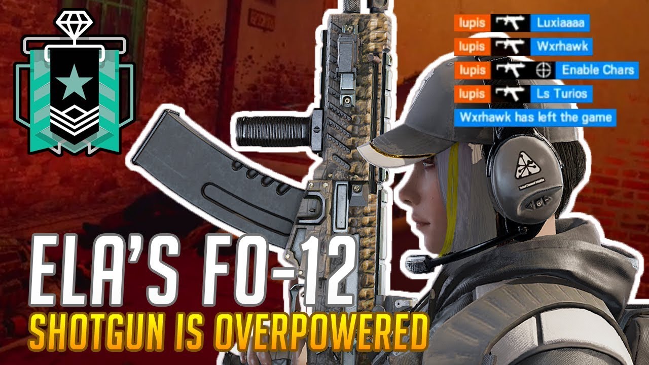 Ela's Shotgun is BROKEN - Rainbow Six Siege (Console Diamond