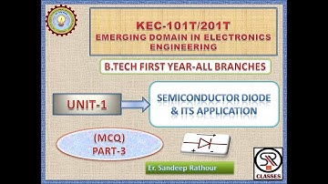 EMERGING DOMAIN IN ELECTRONICS ENGINEERING | UNIT-1 SEMICONDUCTOR (MULTIPLE CHOICE QUESTIONS) PART-3