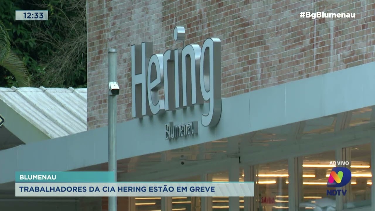 Trabalhadores da Cia Hering estão em greve em Blumenau