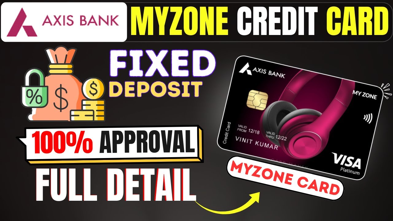 Axis Bank MyZone Credit Card Against FD | Axis Bank Secured Credit Card 2025 | Axis Bank FD Card