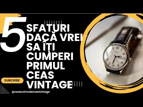 5 sfaturi dacă vrei sa îți cumperi primul ceas vintage