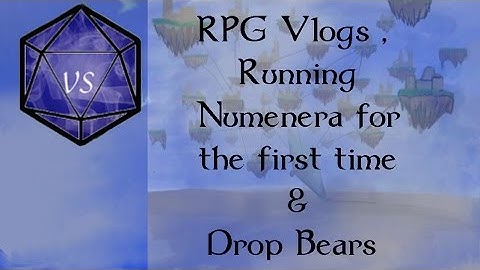 GM Vlog: Getting Ready to GM Numenera for the first time. And What is that noise in my studio?