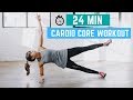 24 Min Cardio and Core Workout | Cardio Core Interval Training