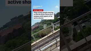 People running on Florida State University's campus amid reports of active shooter