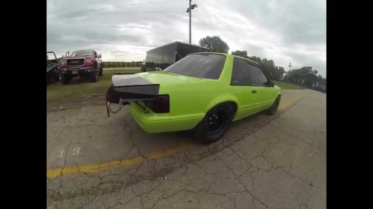Grudge Race l Big Block Nitrous FoxBody Crash! - YouTube