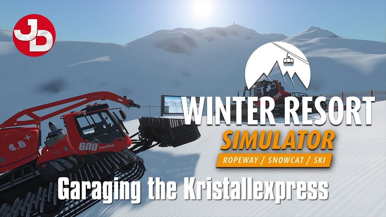 Garaging the Kristallexpress on Winter Resort Simulator 1440p 60fps