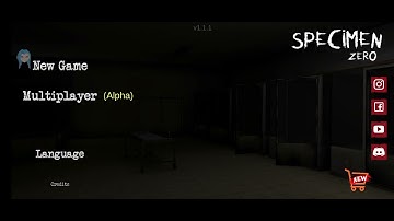 Specimen zero mod menu