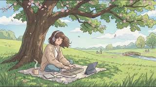 Nature + Typing Sounds 🌿 Anime Girl ASMR for Calm Focus screenshot 2