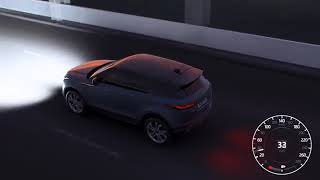 Range Rover Evoque  Adaptive Driving Beam Tutorial