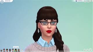 The Sims™ 4-Updated New Girl With Furguson the cat