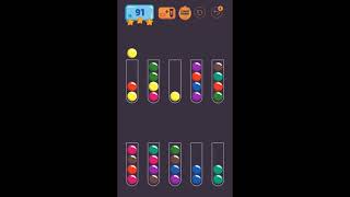 Ball Sort - Color Puzzle Level 91 to 100 ⭐️⭐️⭐️ screenshot 1