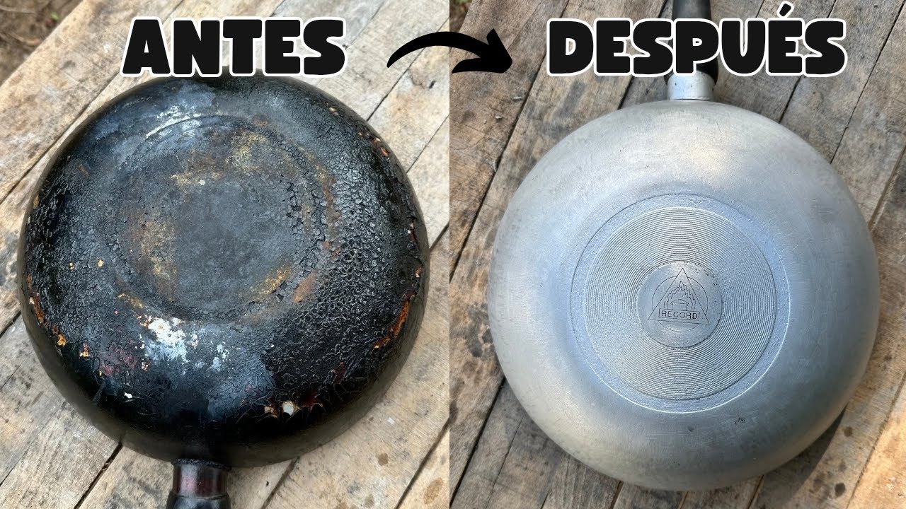 COMO LIMPIAR UNA SARTEN QUEMADA FACIL Y RAPIDO