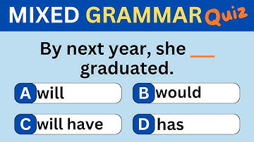 ULTIMATE B2 ENGLISH Grammar Test: Are You FLUENT Enough? #mixedgrammarquiz