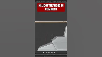 Creating a Low Poly Helicopter in Blender A Time Lapse Tutorial