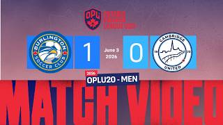 03/06/2026 - OPL U20 Men's Division - Burlington SC U20 Southwest vs Cambridge United U20