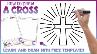 How to Draw a Cross - Free Dot to Dot ✟ Connect the Dots Printable screenshot 5