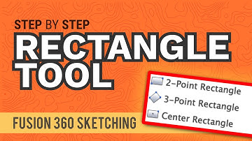 How to Sketch Rectangles in Fusion 360 (all 3 explained)