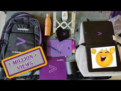 Accenture Welcome kit 2021| Work From Home| Unboxing of Welcome kit for New Joiner