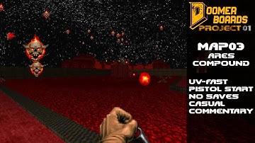 Doom II: Monuments of Mars (DBP01) - MAP03 | UV-Fast | UltraViolence + Fast Monsters