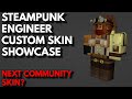 STEAMPUNK ENGINEER SKIN SHOWCASE | ROBLOX Tower Defense Simulator