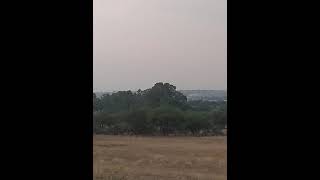 Guanajuato trash dump fire smoke and smoke from forest fires in south central Mexico