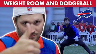 Bills Players Compete In DODGEBALL For Offseason Workouts! | Buffalo Bills