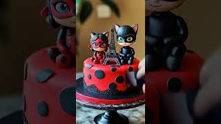 LADYBUG & CAT NOIR BIRTHDAY CAKE 🎂🐞🐾  Parisian Superhero Magic