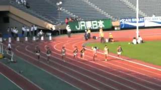 20100911 79th Nihon-IC Men's 100m Final（-3,4）