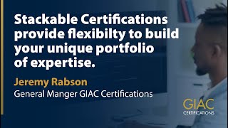 GIAC Stackable Certifications