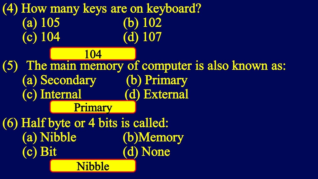 Computer mcqs |Computer top most important questions | Basic Computer gk for all competitive exams.