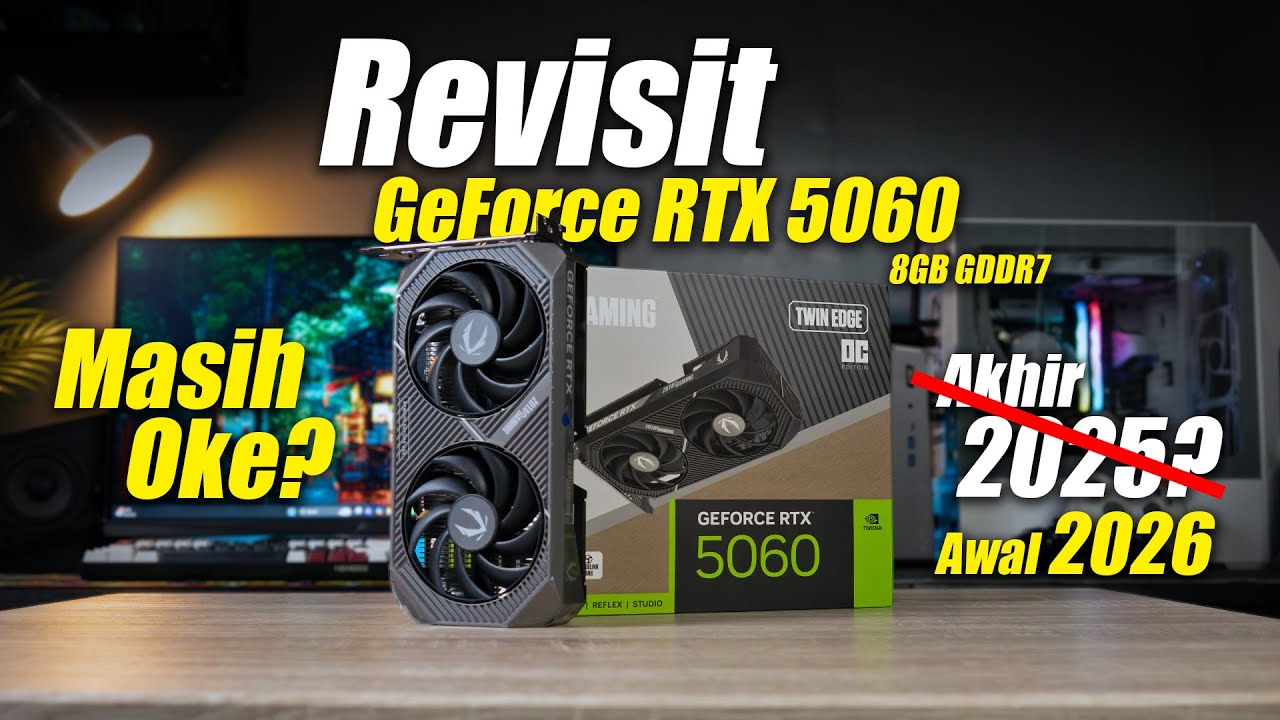 Masih Jadi GPU Paling Nyaman Buat Palu Gada dan Gaming 1080p?? | Zotac GeForce RTX 5060 Twin Edge