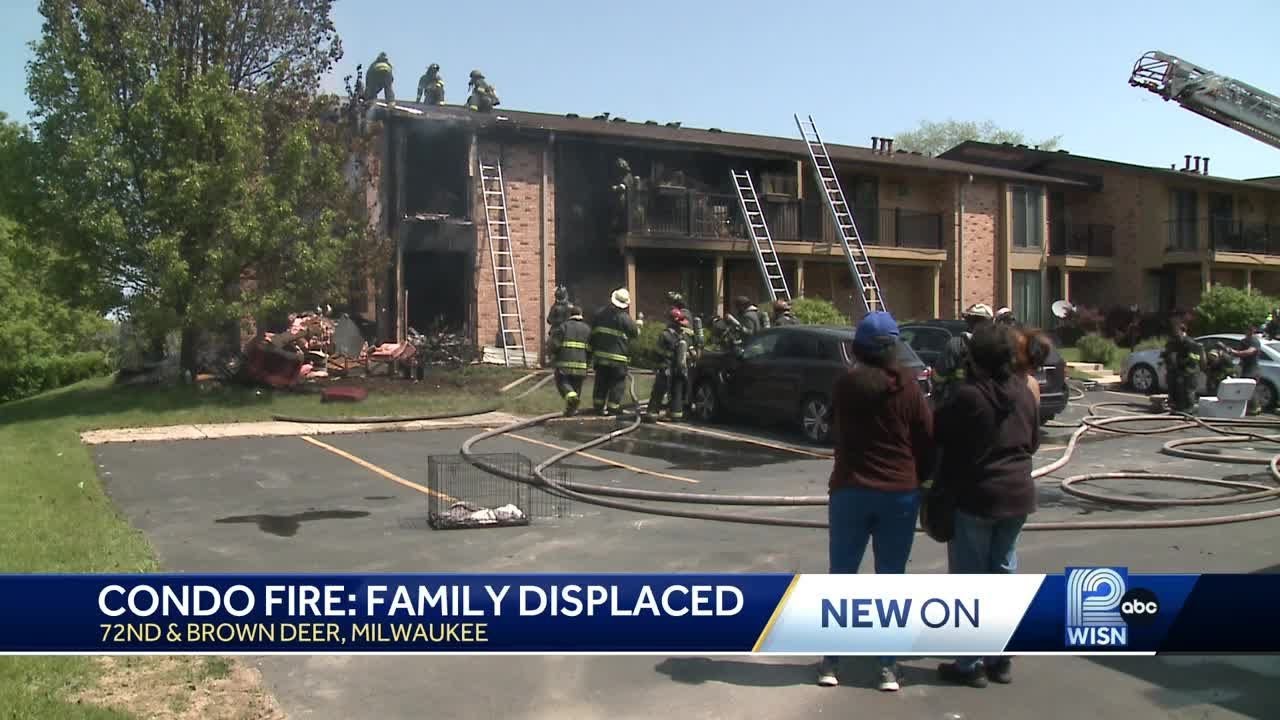 Milwaukee family displaced from home after fire - YouTube