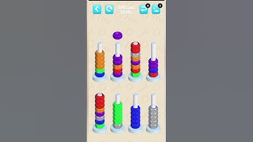 Nut Sort Level  #40 Solution Walkthrough Without Any Revert