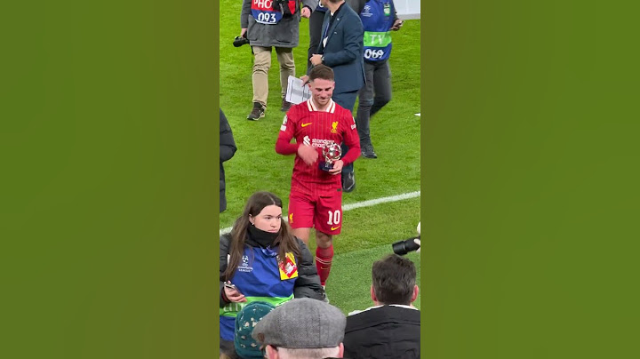 Liverpool vs Real Madrid 2-0 | Alexis Mac Allister. Man of the Match.