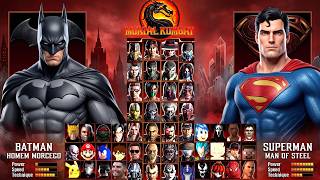 MORTAL KOMBAT 9 | BATMAN & SUPERMAN | EXPERT TAG LADDER | GAMEPLAY (4K60FPS)