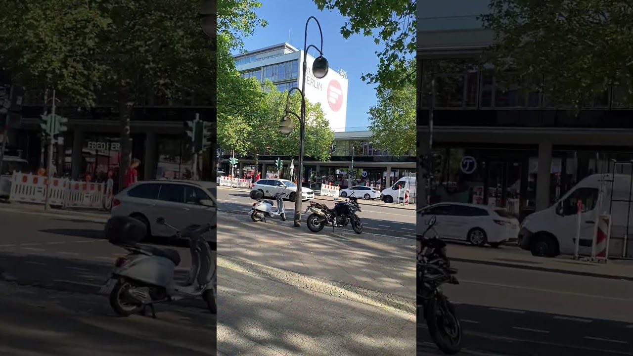 1/2 - 8.Juni 2026 Morgens Vor dem I ❤️ BERLIN Laden Am Breitscheidplatz + Bahnhof Zoo In Berlin 030