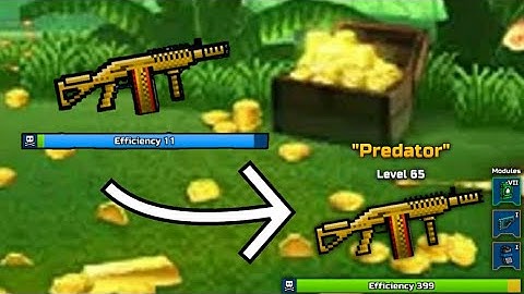 Pixel Gun 3D: Predator 1 to level 65 (Review 2021) the difference