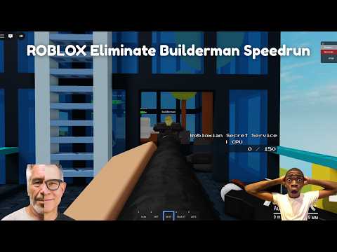 ROBLOX Eliminate Builderman Speedrun 57 Second