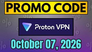 (NEW) Proton VPN Promo Code & Coupon Code October 2026 | Proton VPN Discount Code | 10/07/2026