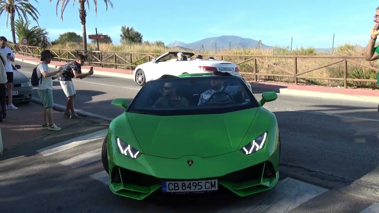 Supercars in Marbella (Magna cars event)