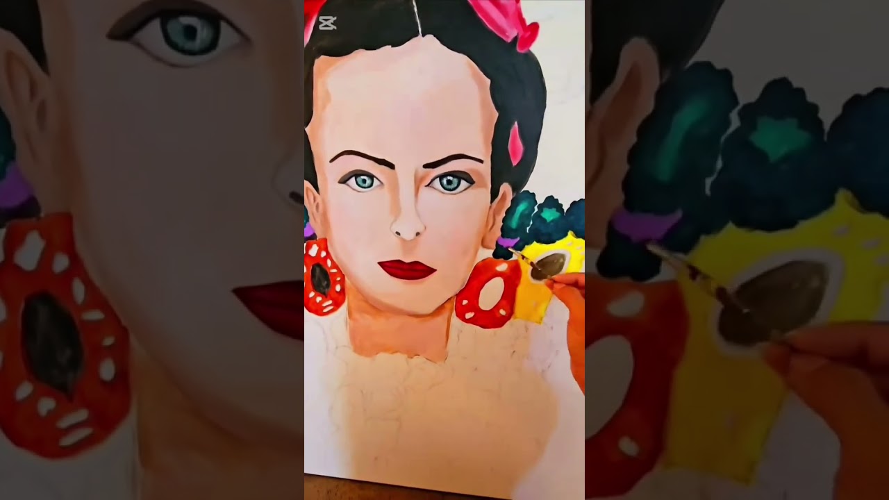 Hey art enthusiasts! Today, let's explore painting. Painting process.😍 