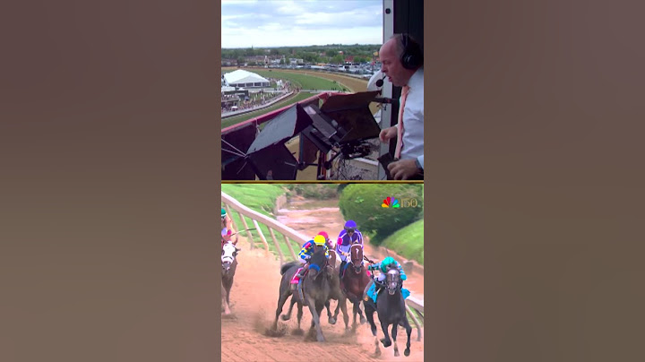 Collmus calls the THRILLING Preakness finish 🏇🎙
