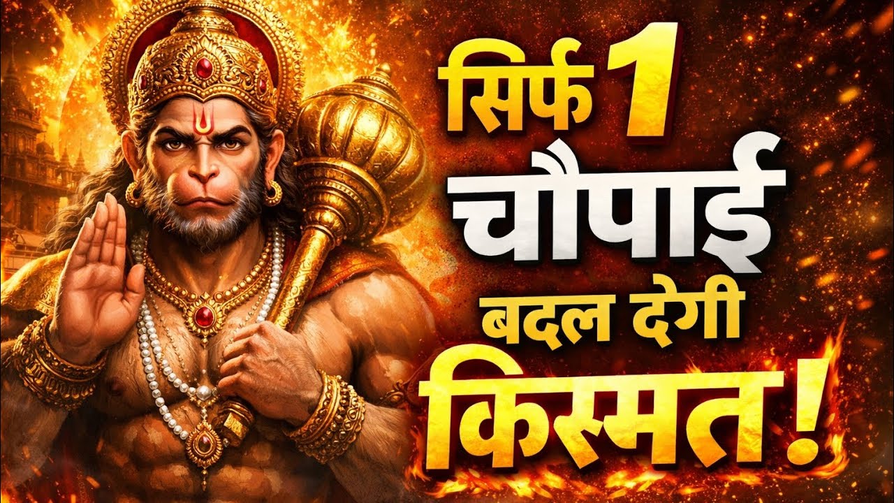 हनुमान चालीसा की ये चमत्कारी चौपाई जो बदल देती है किस्मत ! Hanuman Vaani 🙏