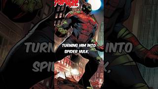 Spider-man Turns Into The Hulk spiderman comics marvel